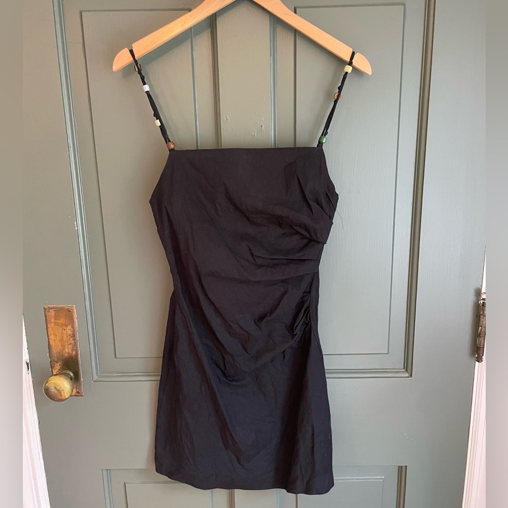 Zara Elegant Black Mini Dress